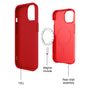 echelon Fuse Series w/ MagSafe Case for Apple iPhone 17e / 16e / 14 / 13 - Red - RIP13CSD5MS105-7.jpg