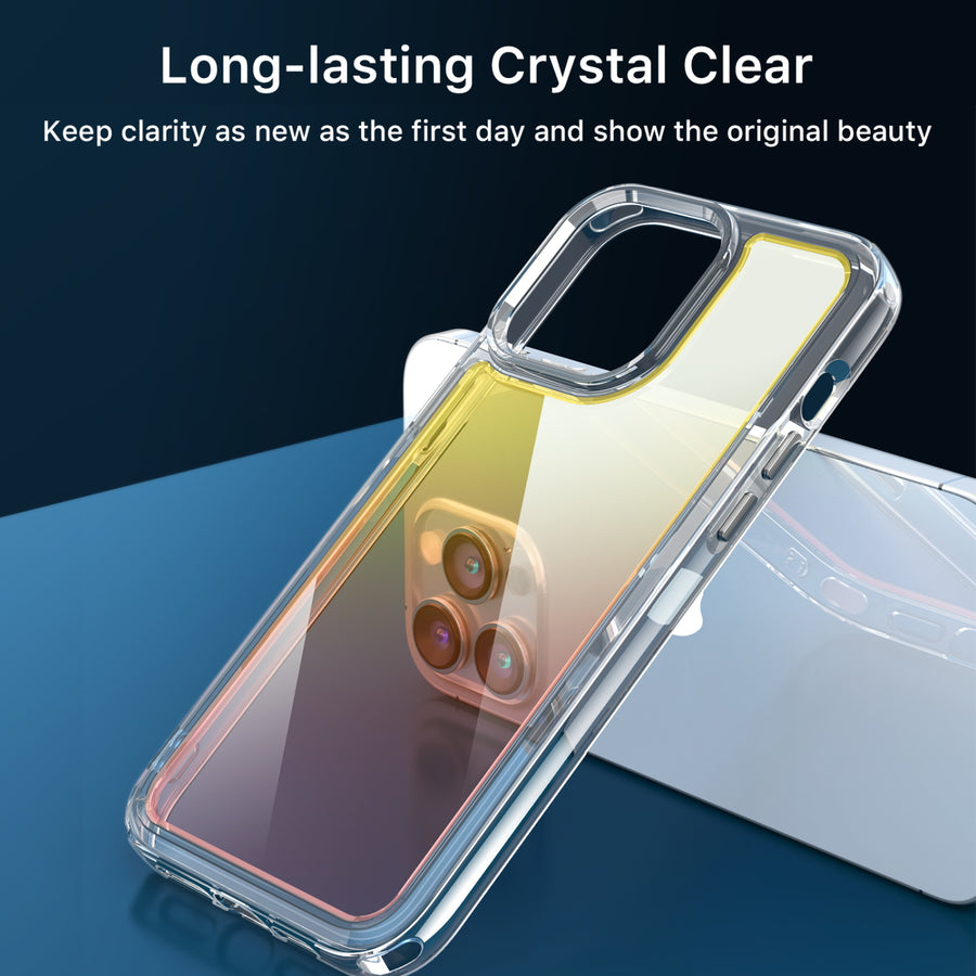 MyBat Pro Radiant Series ombre gradient Gummy Case for Apple iPhone 13 Pro (6.1) - Yellow to Pink Gradient - RIP13PCSAMAT104-3.jpg