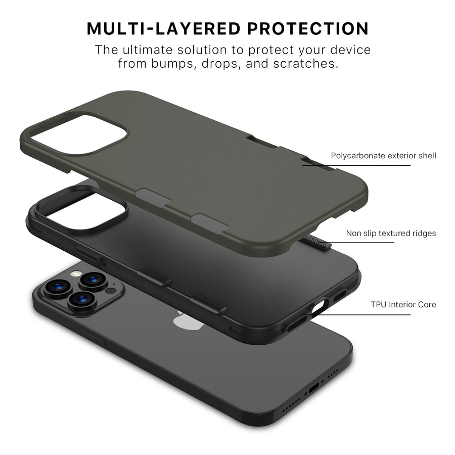 MyBat Pro Tuff Subs Series Case for Apple iPhone 13 Pro (6.1) - Gray - RIP13PCSF2TS006-6.jpg
