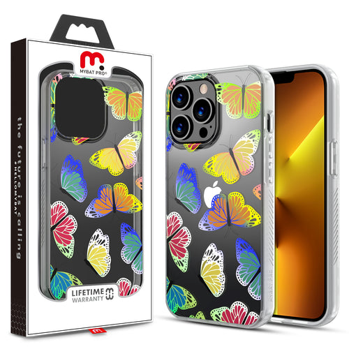 MyBat Pro Mood Series Case for Apple iPhone 13 Pro (6.1) - Neon Butterfies - RIP13PCSFSSM368-1.jpg