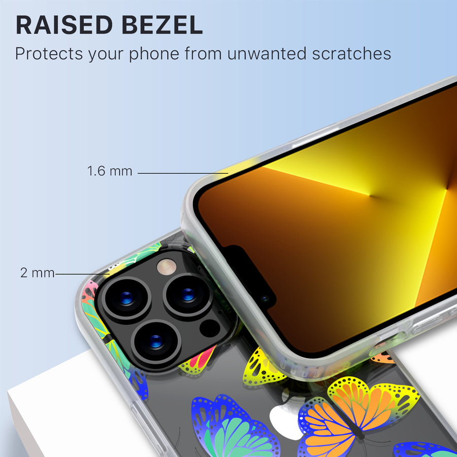 MyBat Pro Mood Series Case for Apple iPhone 13 Pro (6.1) - Neon Butterfies - RIP13PCSFSSM368-7.jpg