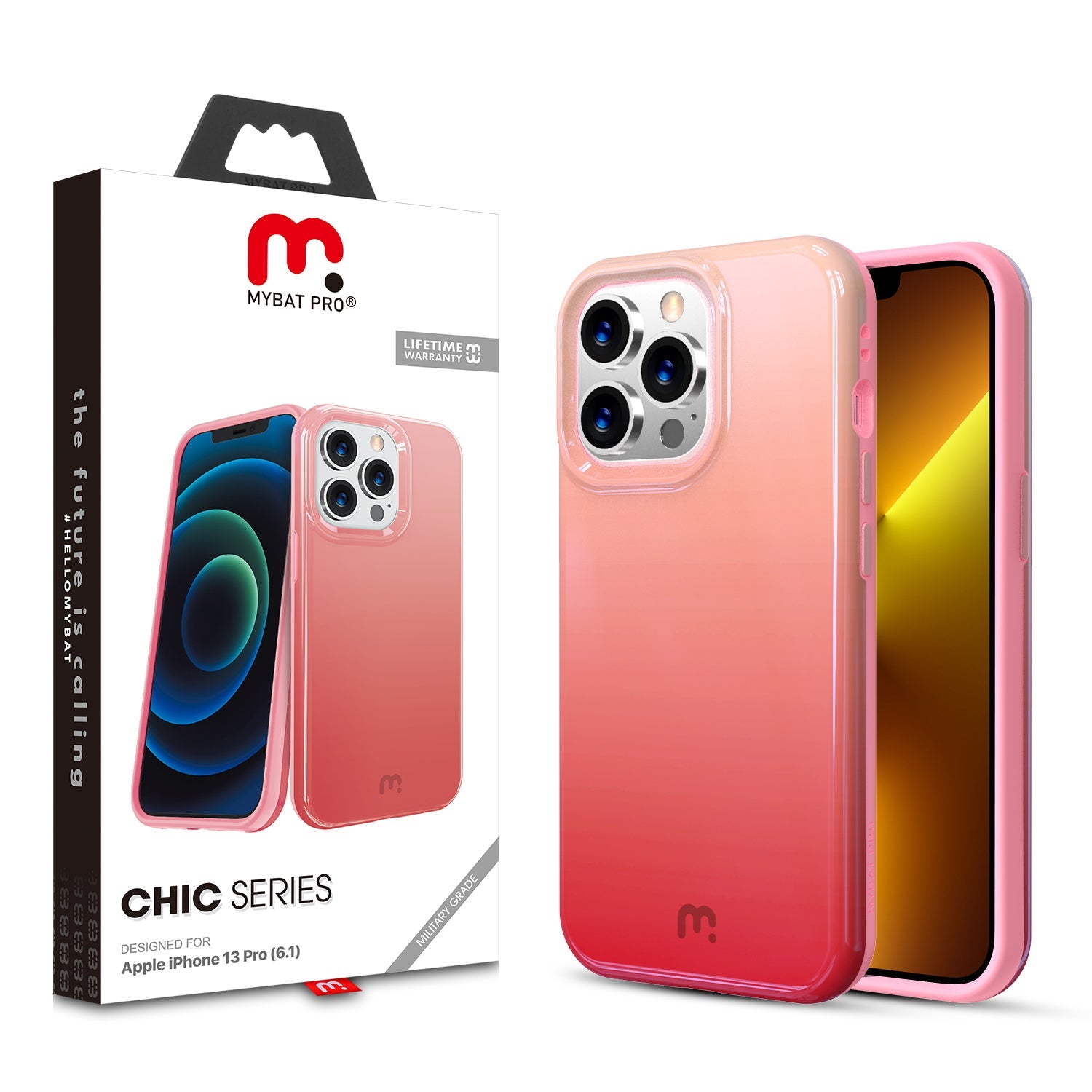MyBat Pro Chic Series Case for Apple iPhone 13 Pro (6.1) - Bubblegum