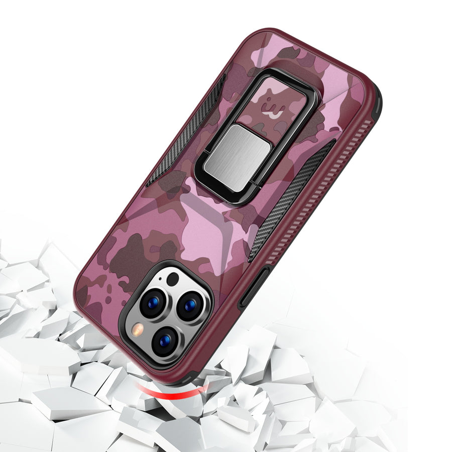 MyBat Pro Stealth Series Case for Apple iPhone 13 Pro (6.1) - Plum Camo - RIP13PCSSTSM003-11.jpg