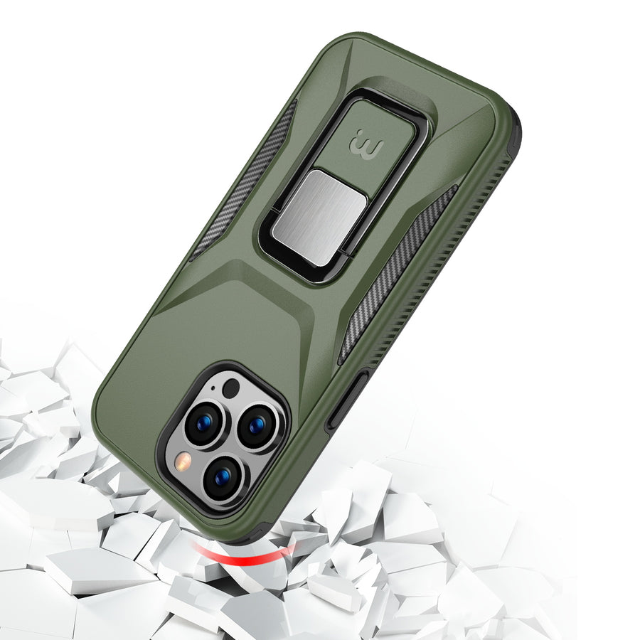 MyBat Pro Stealth Series Case for Apple iPhone 13 Pro (6.1) - Army Green - RIP13PCSSTSS004-11.jpg