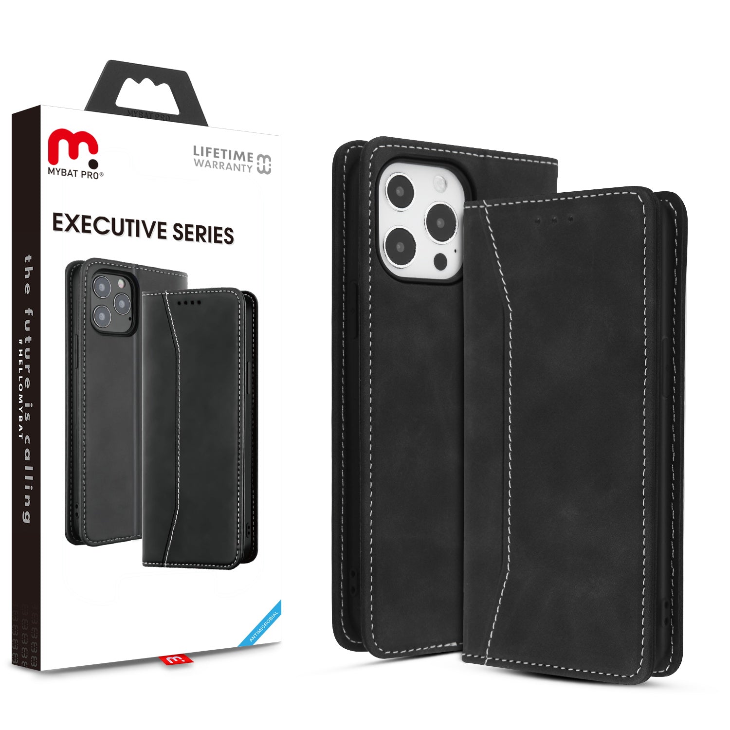 MyBat Pro Executive Series Case for Apple iPhone 13 Pro (6.1) - Black