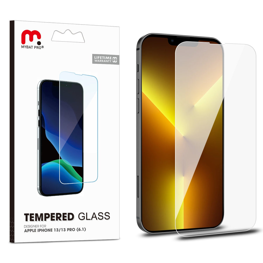 MyBat Pro  Tempered Glass Screen Protector for Apple iPhone 17e / 16e / 14 / 13 Pro / 13 - Clear