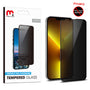 MyBat Pro Privacy Full Coverage Tempered Glass Screen Protector for Apple iPhone 17e / 16e / 14 / 13 Pro / 13 - Black