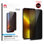 MyBat Pro Privacy Full Coverage Tempered Glass Screen Protector for Apple iPhone 17e / 16e / 14 / 13 Pro / 13 - Black - RIP13PSCF111.JPG
