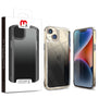 MyBat Pro Radiant Series ombre gradient Gummy Case for Apple iPhone 17e / 16e / 14 / 13 - Black Gradient