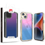 MyBat Pro Radiant Series ombre gradient Gummy Case for Apple iPhone 17e / 16e / 14 / 13 - Rose to Dark Blue Gradient