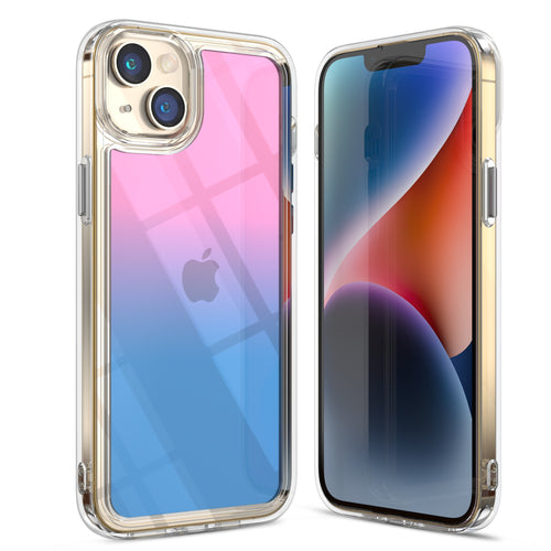 MyBat Pro Radiant Series ombre gradient Gummy Case for Apple iPhone 17e / 16e / 14 / 13 - Rose to Dark Blue Gradient - RIP14CSAMAT103-2.jpg