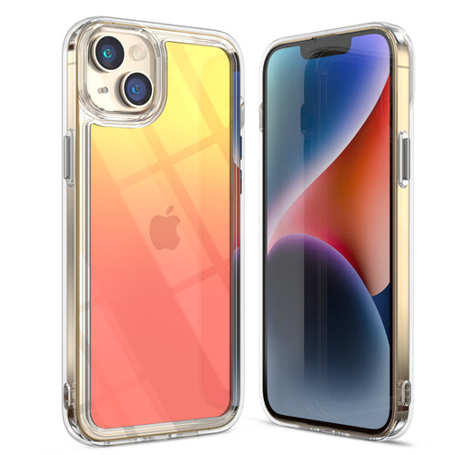 MyBat Pro Radiant Series ombre gradient Gummy Case for Apple iPhone 17e / 16e / 14 / 13 - Yellow to Pink Gradient - RIP14CSAMAT104-2.jpg