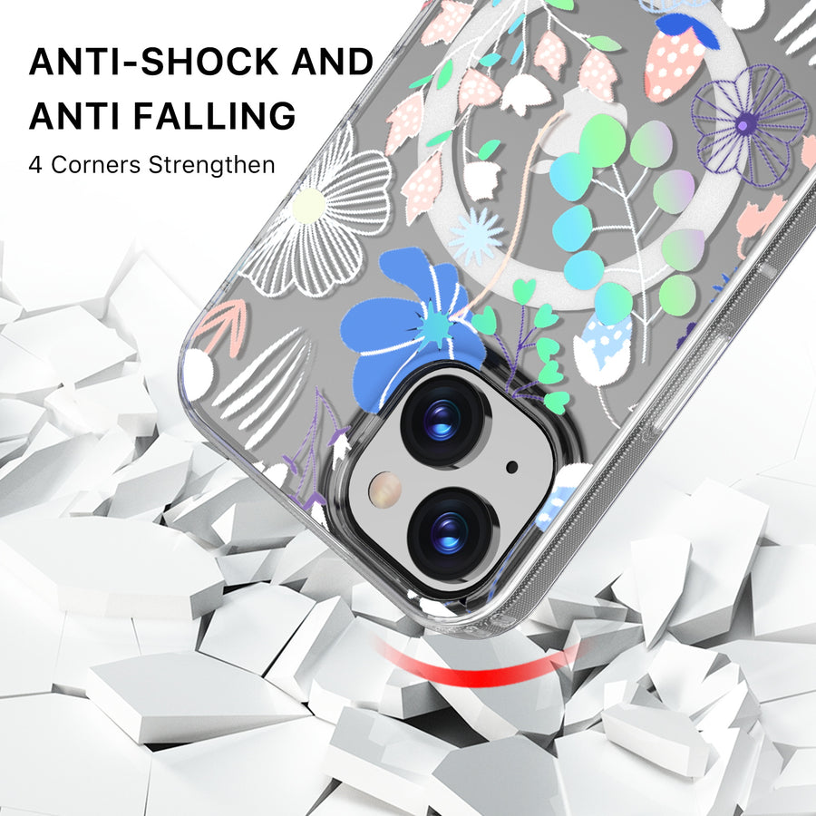 MyBat Pro Mood Series MagSafe Case for Apple iPhone 17e / 16e / 14 / 13 - Wildflowers - RIP14CSFSSM516-3.jpg