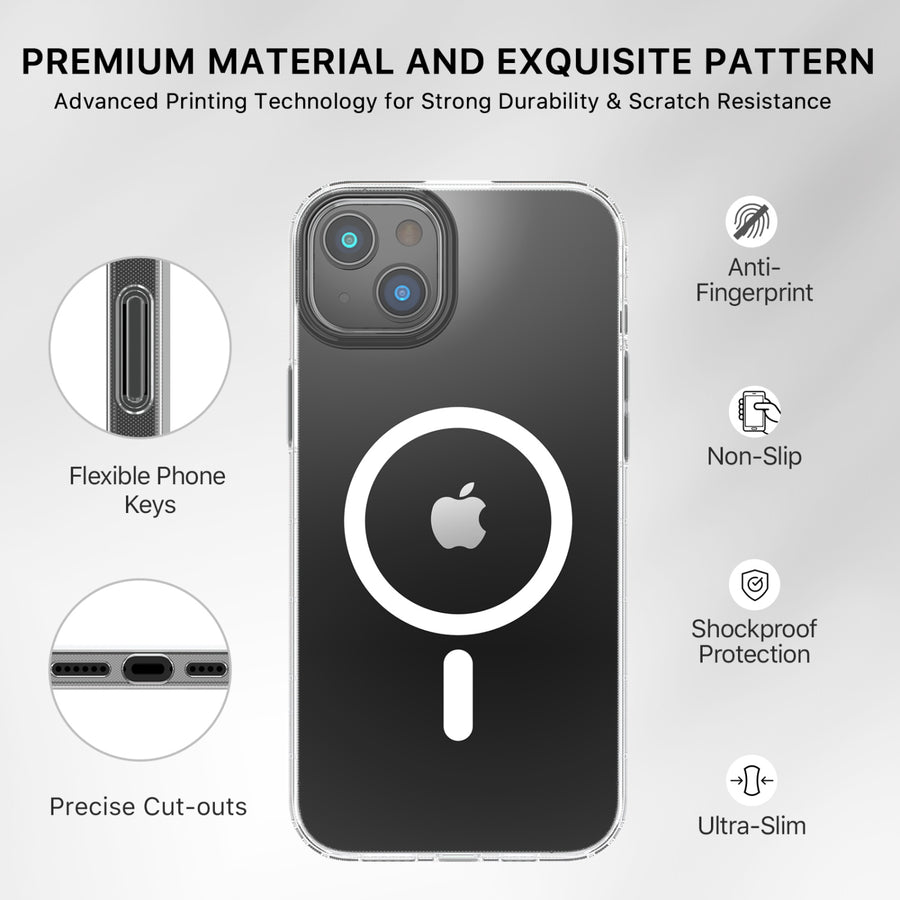 MyBat Pro Mood Series MagSafe Case for Apple iPhone 17e / 16e / 14 / 13 - Transparent Clear - RIP14CSFSST001-7.jpg