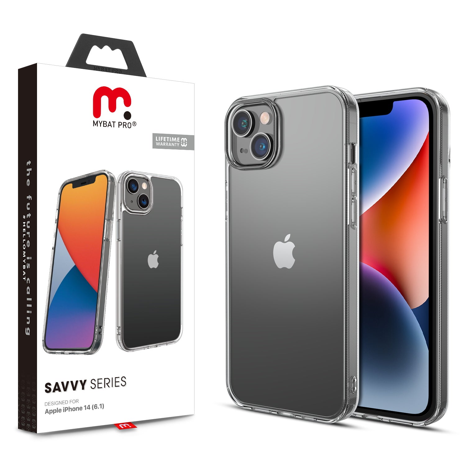 MyBat Pro Savvy Series Case for Apple iPhone 17e / 16e / 14 / 13 - Crystal Clear