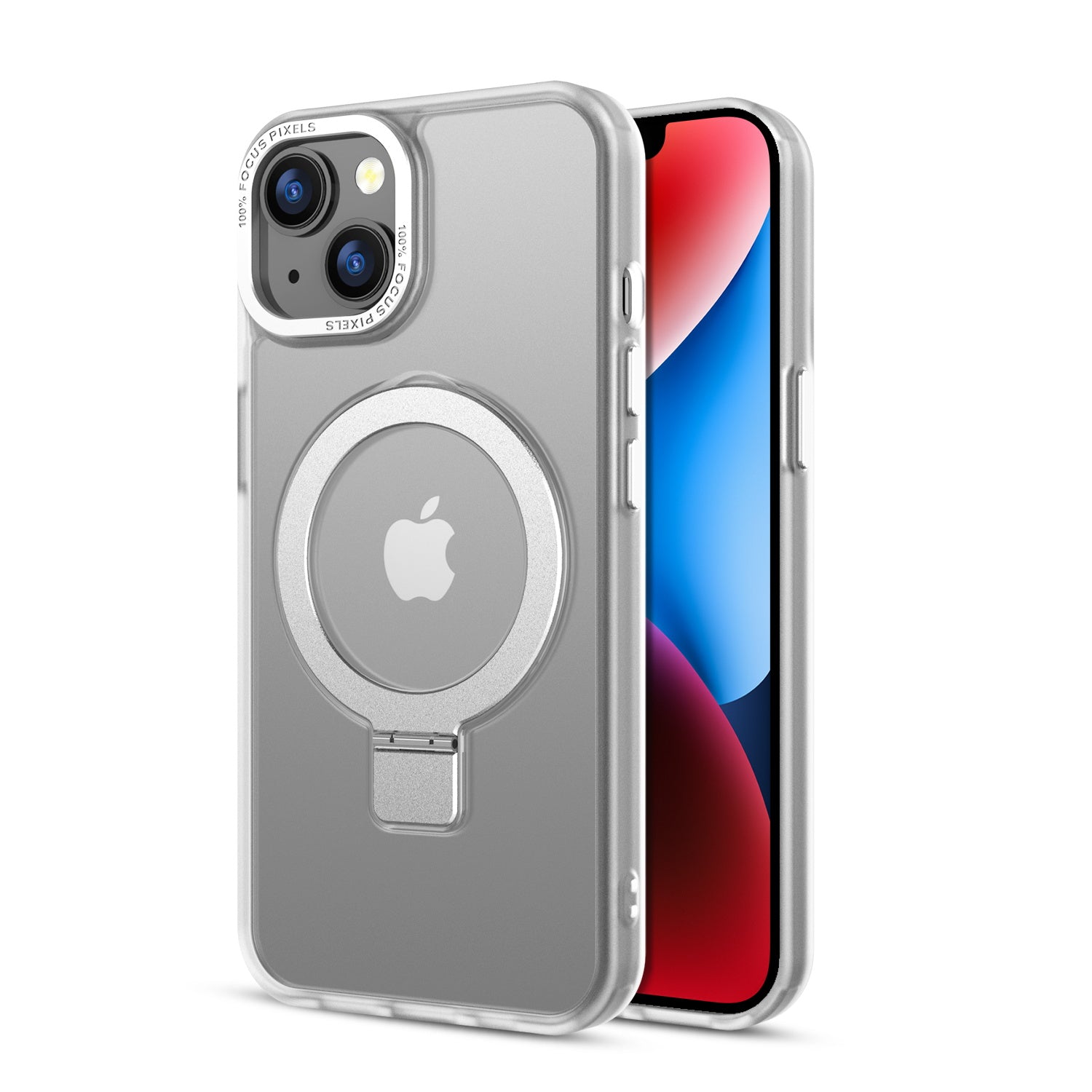MyBat Pro Shade Series Case w/ MagSafe Ring Stand for Apple iPhone 17e / 16e / 14 / 13 - White - RIP14CSSSMS002-2.jpg
