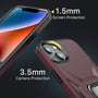 MyBat Pro Antimicrobial Stealth Series (with Stand) for Apple iPhone 17e / 16e / 14 / 13 - Plum / Black - RIP14CSSTSS003-7.jpg