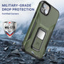 MyBat Pro Antimicrobial Stealth Series (with Stand) for Apple iPhone 17e / 16e / 14 / 13 - Army Green / Black - RIP14CSSTSS004-5.jpg