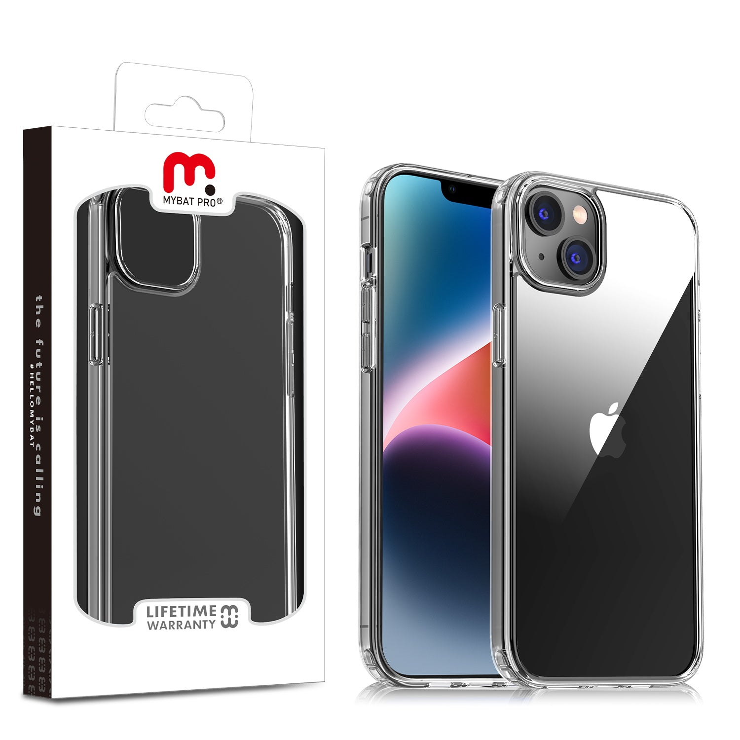 MyBat Pro Gummy Clear Case for Apple iPhone 14 Plus - Transparent
