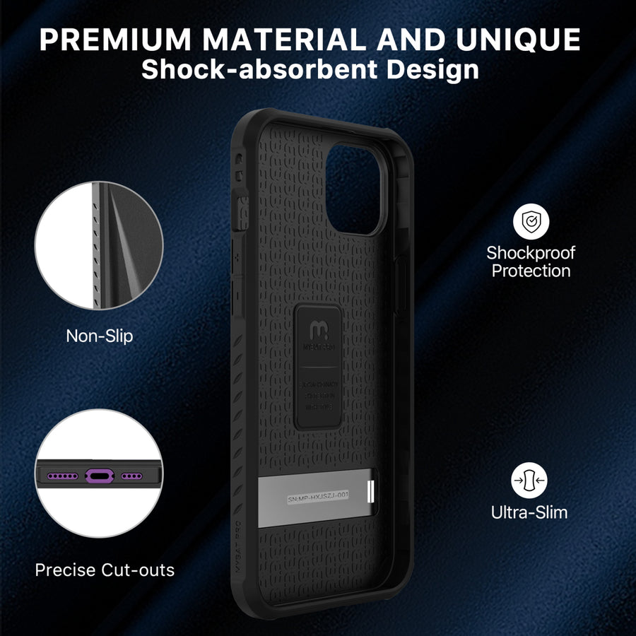 MyBat Pro Beyonder Series Case with Tempered Glass with Kickstand for Apple iPhone 14 Plus - Black - RIP14MCSAMBS001-4.jpg