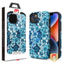 MyBat Pro Fuse Series MagSafe Case for Apple iPhone 14 Plus - Blue Hibiscus