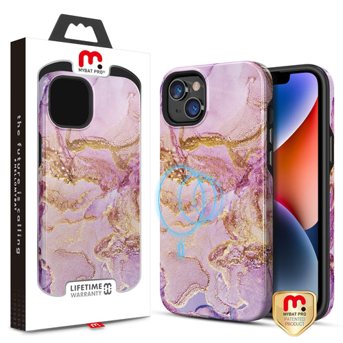 MyBat Pro Fuse Series MagSafe Case for Apple iPhone 14 Plus - Purple Marble - RIP14MCSD5MM018-1.jpg