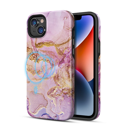 MyBat Pro Fuse Series MagSafe Case for Apple iPhone 14 Plus - Purple Marble - RIP14MCSD5MM018-2.jpg