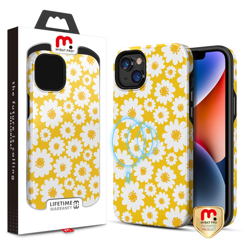 MyBat Pro Fuse Series MagSafe Case for Apple iPhone 14 Plus - Yellow Daisy - RIP14MCSD5MM019-1.jpg