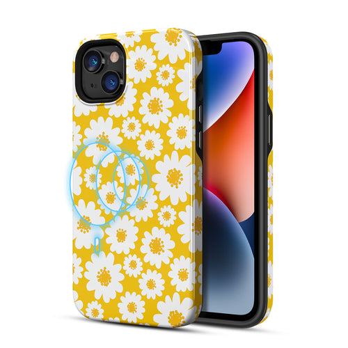 MyBat Pro Fuse Series MagSafe Case for Apple iPhone 14 Plus - Yellow Daisy - RIP14MCSD5MM019-2.jpg
