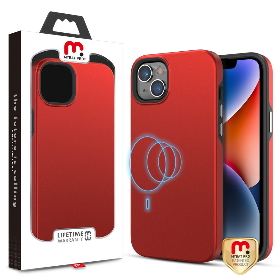 MyBat Pro Fuse Series MagSafe Case for Apple iPhone 14 Plus - Red
