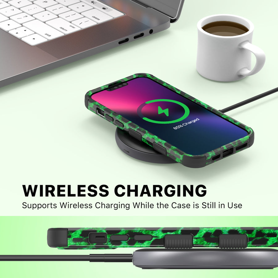 MyBat Pro TUFF Series Case for Apple iPhone 14 Plus - Green Leopard - RIP14MCSE1TM187-7.jpg