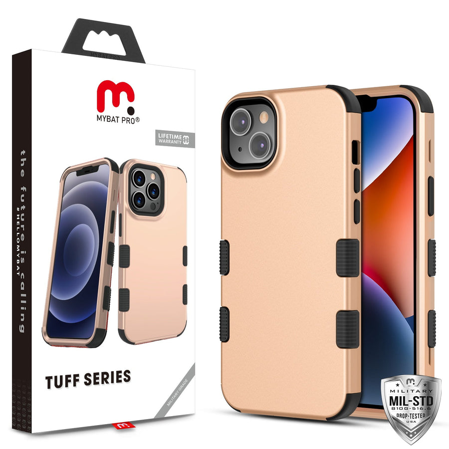 MyBat Pro TUFF Series Case for Apple iPhone 14 Plus - Rose Gold / Black