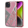 MyBat Pro TUFF Kleer Hybrid Case for Apple iPhone 14 Plus - Electroplated Rose Gold / Transparent Clear Mini Crystals & Glitter - RIP14MCSE4TD223-2.jpg
