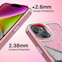 MyBat Pro TUFF Kleer Hybrid Case for Apple iPhone 14 Plus - Electroplated Rose Gold / Transparent Clear Mini Crystals & Glitter - RIP14MCSE4TD223-8.jpg