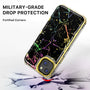 MyBat Pro TUFF Kleer Hybrid Case for Apple iPhone 14 Plus - Black Marbling / Electroplating Gold - RIP14MCSE4TM204-5.jpg