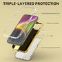 MyBat Pro TUFF Kleer Hybrid Case for Apple iPhone 14 Plus - Pale Yellow Marbling / Electroplating Gold - RIP14MCSE4TM206-4.jpg