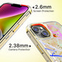 MyBat Pro TUFF Kleer Hybrid Case for Apple iPhone 14 Plus - Pale Yellow Marbling / Electroplating Gold - RIP14MCSE4TM206-8.jpg