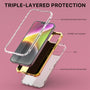 MyBat Pro TUFF Kleer Hybrid Case for Apple iPhone 14 Plus - Electroplated Roses Marble / Electroplating Gold - RIP14MCSE4TM251-4.jpg