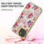 MyBat Pro TUFF Kleer Hybrid Case for Apple iPhone 14 Plus - Electroplated Roses Marble / Electroplating Gold - RIP14MCSE4TM251-5.jpg