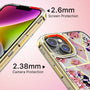 MyBat Pro TUFF Kleer Hybrid Case for Apple iPhone 14 Plus - Electroplated Roses Marble / Electroplating Gold - RIP14MCSE4TM251-8.jpg