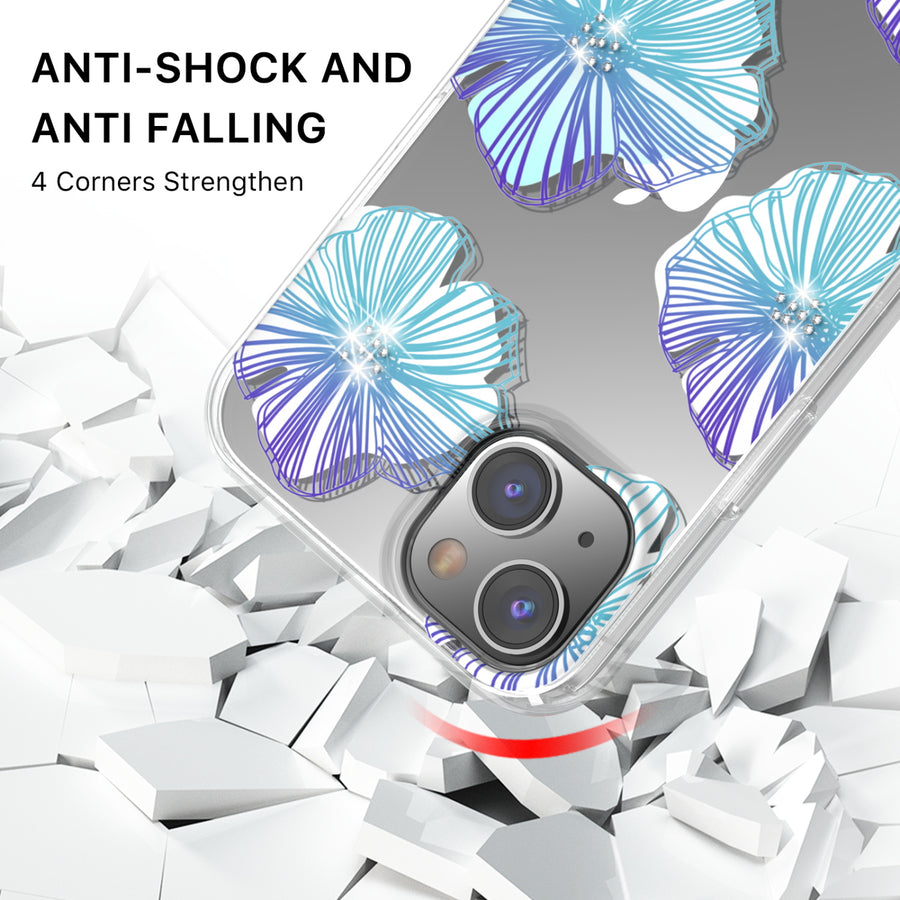 MyBat Pro Mood Series Case (with Diamonds) for Apple iPhone 14 Plus - Seashell - RIP14MCSFSSD153-3.jpg