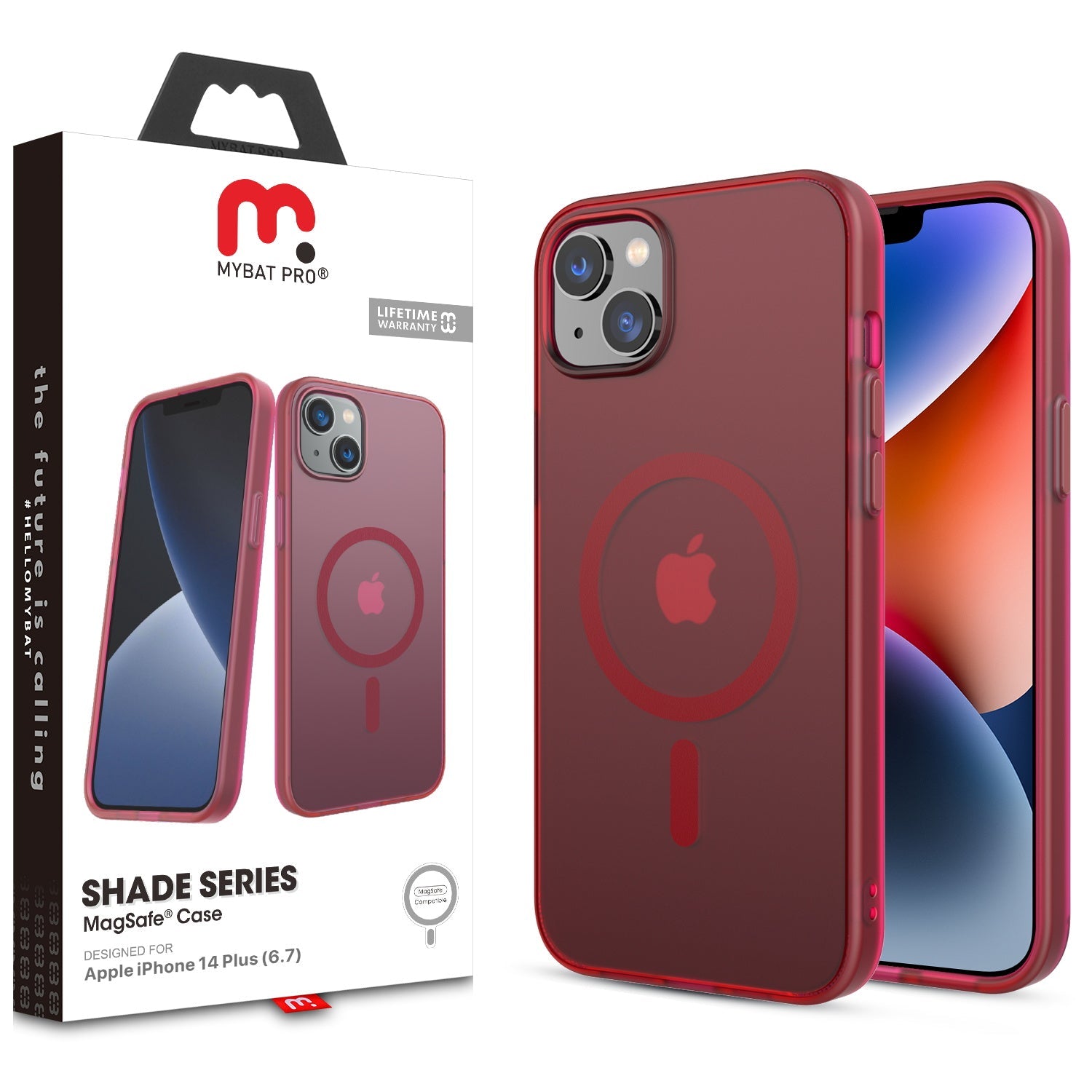 MyBat Pro Shade Series MagSafe Case for Apple iPhone 14 Plus - Merlot