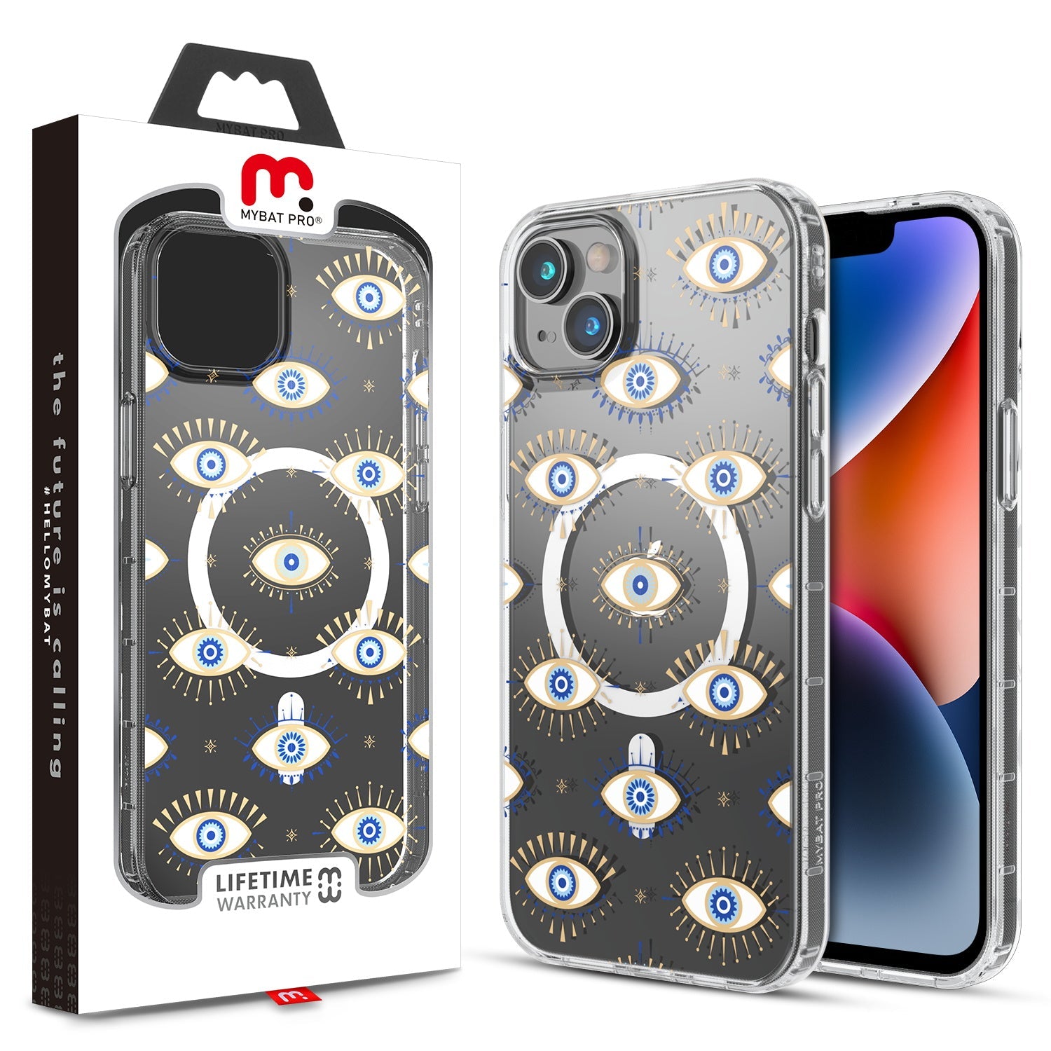 MyBat Pro Mood Series MagSafe Case for Apple iPhone 14 Plus - Evil Eye