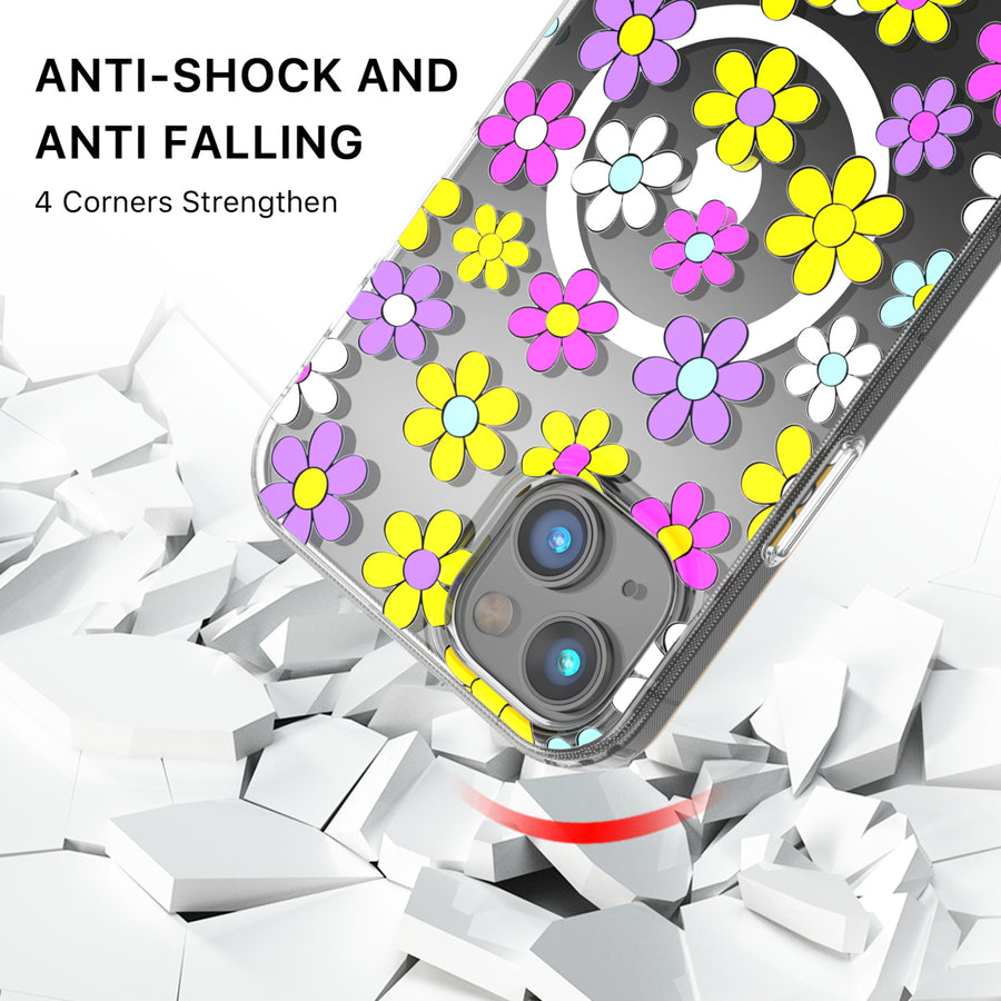 MyBat Pro Mood Series MagSafe Case for Apple iPhone 14 Plus - Multi Color Daisy - RIP14MCSFSSM511-3.jpg
