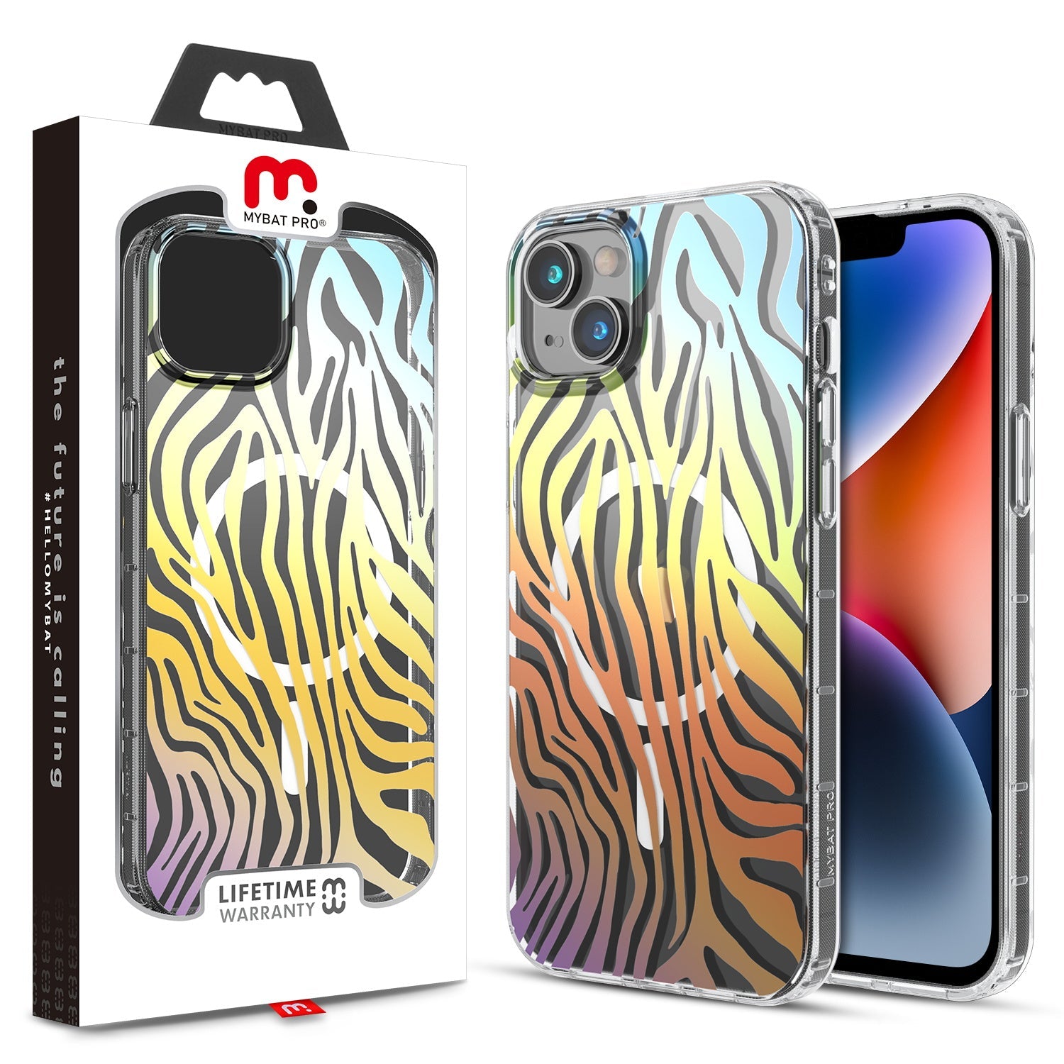 MyBat Pro Mood Series MagSafe Case for Apple iPhone 14 Plus - Zebra