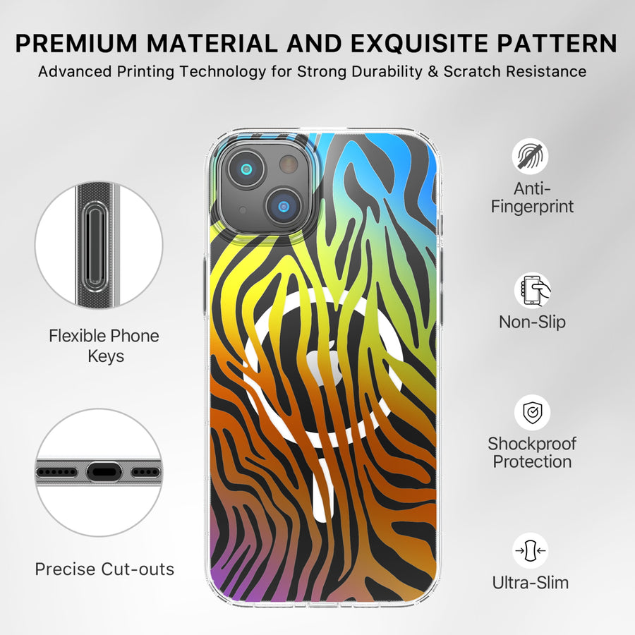 MyBat Pro Mood Series MagSafe Case for Apple iPhone 14 Plus - Zebra - RIP14MCSFSSM513-7.jpg