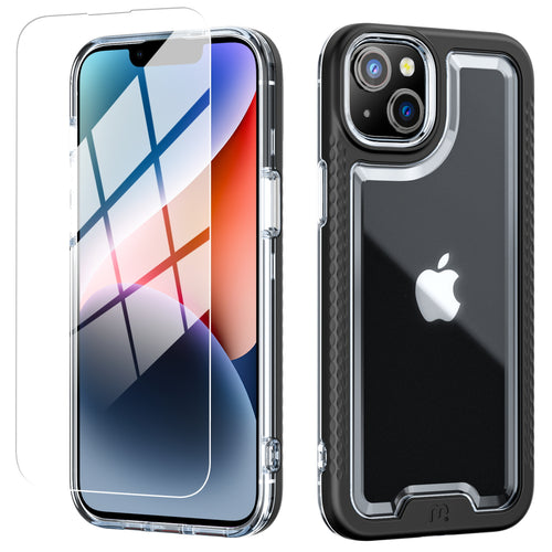 MyBat Pro Lux Series Case with Tempered Glass for Apple iPhone 14 Plus - Black - RIP14MCSG5TS001-2.jpg