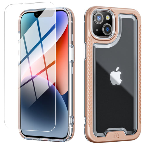 MyBat Pro Lux Series Case with Tempered Glass for Apple iPhone 14 Plus - Rose Gold - RIP14MCSG5TS003-2.jpg