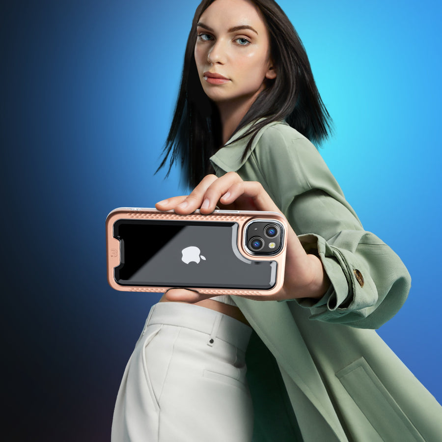 MyBat Pro Lux Series Case with Tempered Glass for Apple iPhone 14 Plus - Rose Gold - RIP14MCSG5TS003-6.jpg