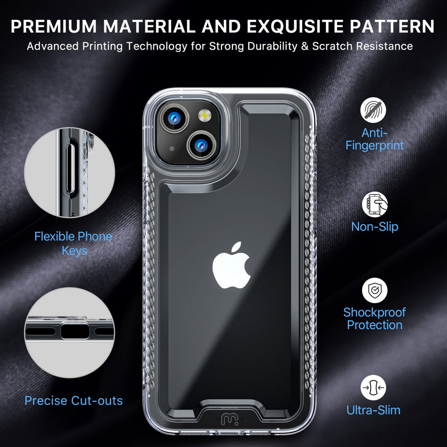 MyBat Pro Lux Series Case with Tempered Glass for Apple iPhone 14 Plus - Clear - RIP14MCSG5TT001-7.jpg